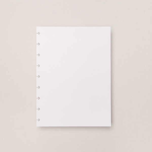 Hojas lisas blancas Medianas 120g para Cuaderno Inteligente
