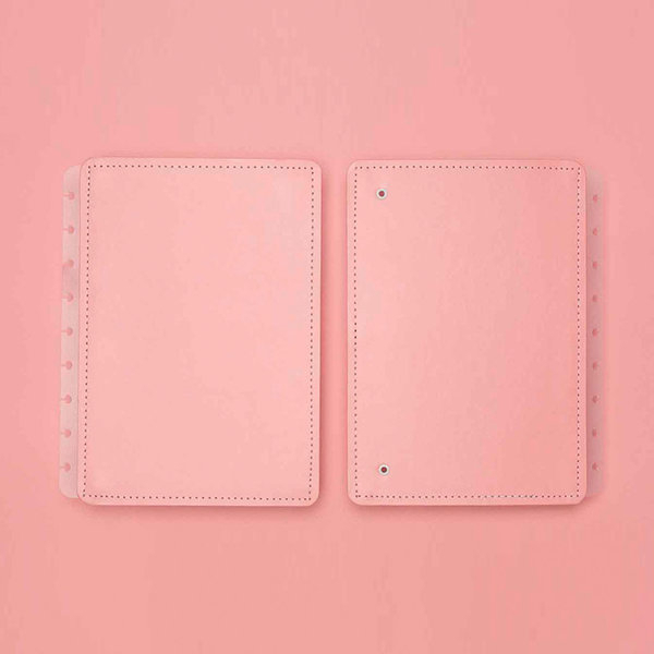Portada y contraportada Mediana rosa pastel para el planner de Cuaderno Inteligente