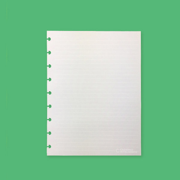 Hojas líneas blancas Medianas 120g para Cuaderno Inteligente