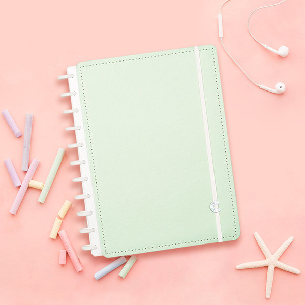 Cuaderno Inteligente Verde Pastel