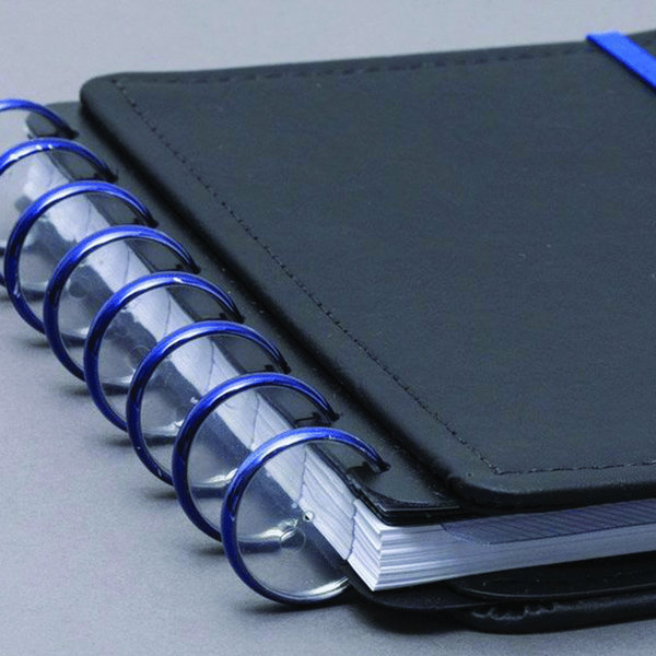 Discos y elástico azul bic metálico para el Cuaderno Inteligente