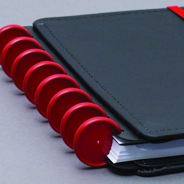 Discos y elástico rojo para el Cuaderno Inteligente