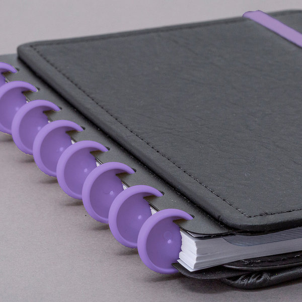 Discos y elástico morado de pampas para el Cuaderno Inteligente