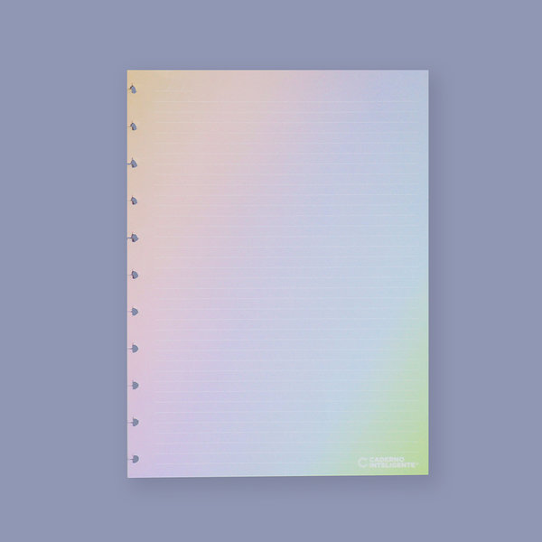 Hojas líneas blancas Rainbow 120g para Cuaderno Inteligente